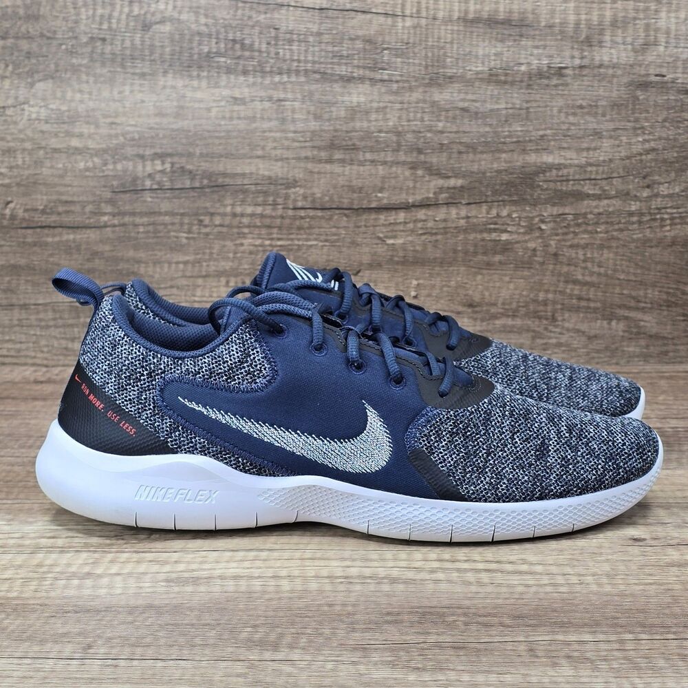 Nike Flex Experience RN 10 Men's Size 14 Blue Gray Running Shoes (CI9960-401)